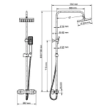 Душевая система WasserKRAFT A15502 Thermo