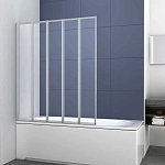 Душевая шторка на ванну Vincea VSB-32120CL, 1200*1400, хром, стекло прозрачное