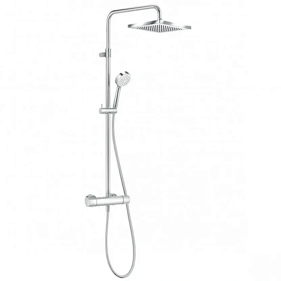 Душевая система с термостатом Kludi Logo Dual Shower System 6809805-00
