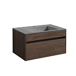 Тумба под раковину Vincea Chiara 800 подвесная, 1 выкатной ящик soft-close, R.Oak