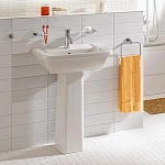 Раковина с пьедесталом VITRA Form 9602B003-7650 55 см