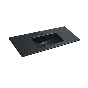 Раковина Vincea VBS-13100MB керамическая, цвет черный матовый