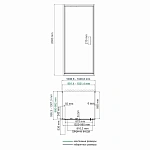 Душевой уголок WasserKRAFT Salm 100х100 см 27I42