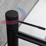 Смеситель для раковины Vincea Desire VBF-1D1MB однорычажный, черный матовый
