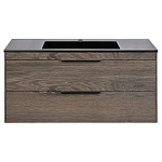 Тумба под раковину Vincea Chiara 2D 1000 подвесная, 2 выкатных ящика soft-close, R.Oak