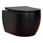 Унитаз подвесной Ceramica Nova Play CN3001MB, черный матовый
