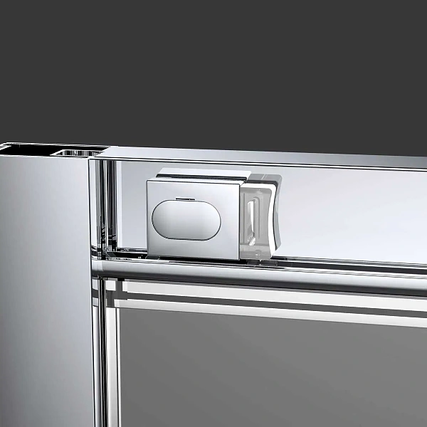 Душевая дверь Vincea Alpha VDS-3AL110CLB, 1100, черный, стекло прозрачное