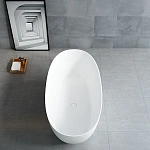 Ванна из искусственного камня Vincea VBT-6S01MW 170х75, белая матовая