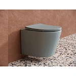 Унитаз подвесной Ceramica Nova Balearica CN6000MH, антрацит матовый