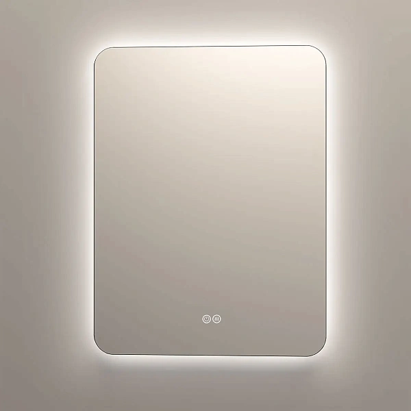 Зеркало Vincea LED VLM-3BE600-2 600х800 c сенсорным выключателем и диммером, антизапотевание