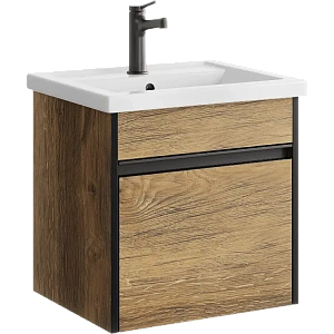 Тумба под раковину подвесная Aqwella Urban URB0105DB, 50 см, дуб балтийский