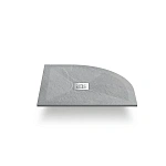 Поддон для душа из искусственного камня Vincea VST-4SQ9090G, 900*900*25, серый