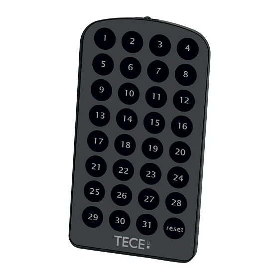 Пульт дистанционного управления для программирования Tece TECElux Mini 9240971