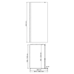 Душевая перегородка WasserKRAFT Rossel 28W39