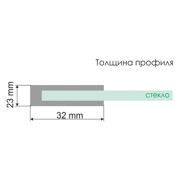 Душевая дверь WasserKRAFT Main 130х200 41S30