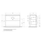 Тумба под раковину напольная BelBagno ALBANO-1000-2C-PIA-PS, 100 см