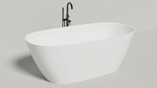Ванна из искусственного камня Salini Sofia S-Stone 185х90, белая матовая, 102529M