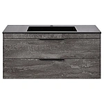 Тумба под раковину Vincea Chiara 2D 1000 подвесная, 2 выкатных ящика soft-close, G.Stone