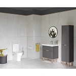 Унитаз-компакт с функцией биде и встроенным смесителем VITRA Zentrum 9012B003-7226 крышка микролифт