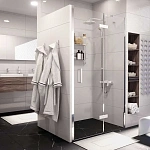 Душевая дверь WasserKRAFT Aller 10HWHITE 120х200 см 10H05RWHITE