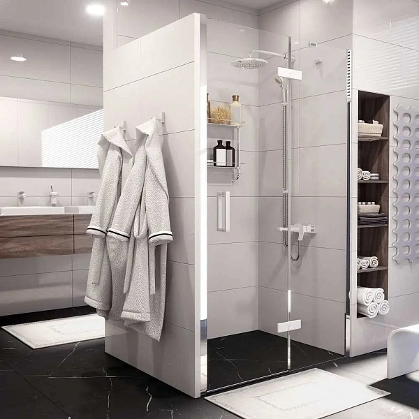Душевая дверь WasserKRAFT Aller 10HWHITE 120х200 см 10H05RWHITE