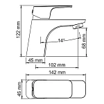 Смеситель для раковины WasserKRAFT Salm 2703
