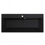 Раковина из искусственного камня BelBagno BB1000/450-LV-ART-AST-NERO, 100 см
