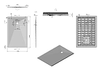 Поддон для душа из искусственного камня Vincea VST-4SR9014W, 1400* 900*30, белый матовый