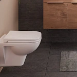 Система инсталляции для унитазов VITRA V-Fix Core 800-1875 с кнопкой смыва + унитаз подвесной VITRA S20 7508B003-0075 безободковый