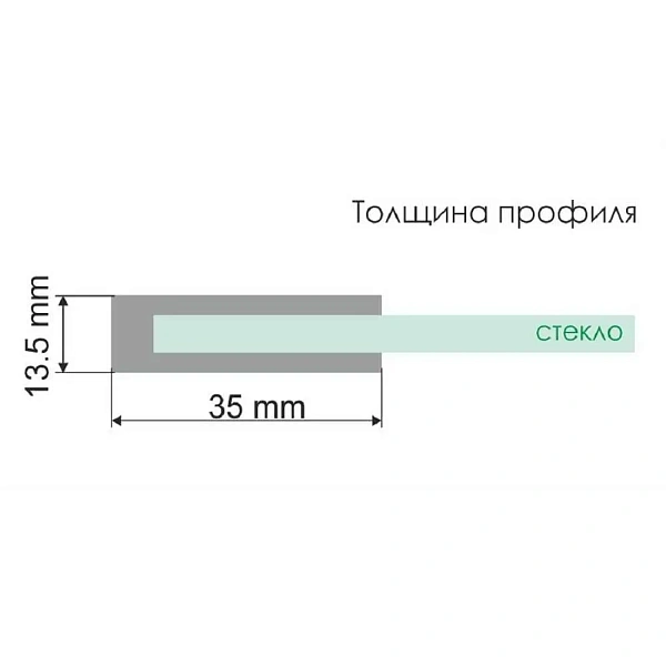 Душевая перегородка WasserKRAFT Abens 90х200 см 20W39