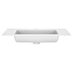 Раковина Vincea VCB-13800W из искусственного камня, цвет белый