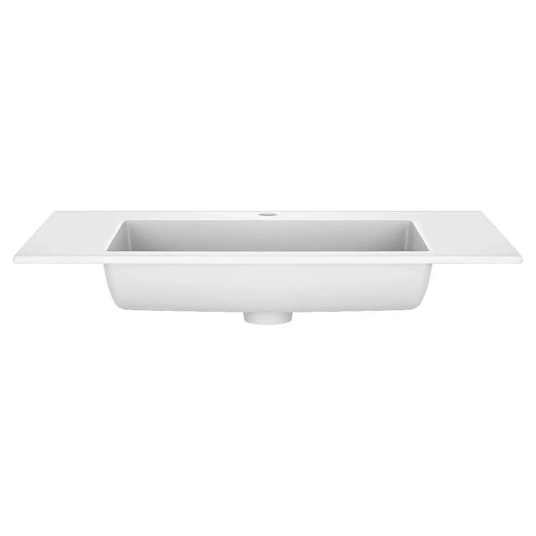 Раковина Vincea VCB-13800W из искусственного камня, цвет белый
