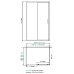 Душевой уголок WasserKRAFT Main 120х90 см 41S07