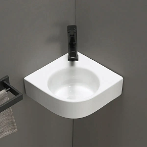 Раковина керамическая Vincea VBS-502, 440*385*155, подвесная, цвет белый
