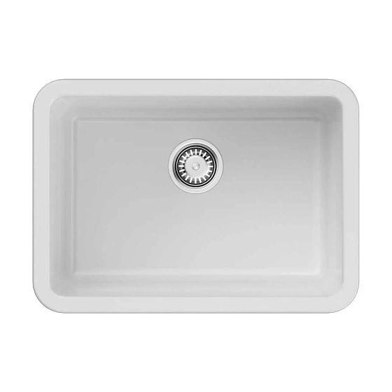 Omoikiri Torishima 67-U/I-WH Glossy Natceramic/белый