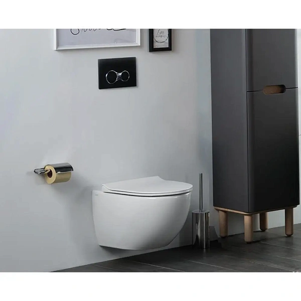 Кнопка смыва VITRA Sirius 740-0411 матовый черный
