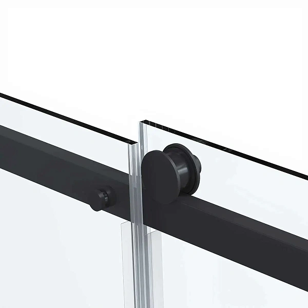 Душевая дверь Vincea Como Soft VDS-1CS140CLB, 1400, черный, стекло прозрачное