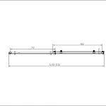 Душевой уголок Vincea Como-N VSR-4CN1015CLB, 1500*1000, черный, стекло прозрачное