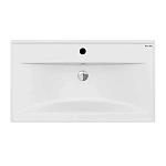 M85AWCC0802WG X-Joy, Раковина мебельная, керамическая, 80 см, встроенная, цвет: белый, глянец