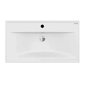 M85AWCC0802WG X-Joy, Раковина мебельная, керамическая, 80 см, встроенная, цвет: белый, глянец