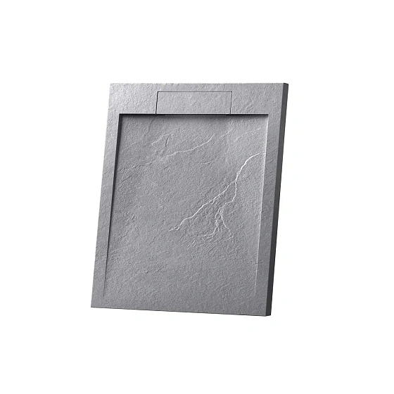 Поддон для душа из искусственного камня Vincea VST-4SRL9090G, 900*900*25, серый