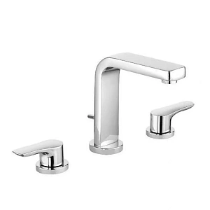 Смеситель для раковины Kludi Pure&Solid 343940575 с донным клапаном