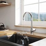 F8007700 Like, смеситель для кухни с каналом для питьевой воды, хром, шт.