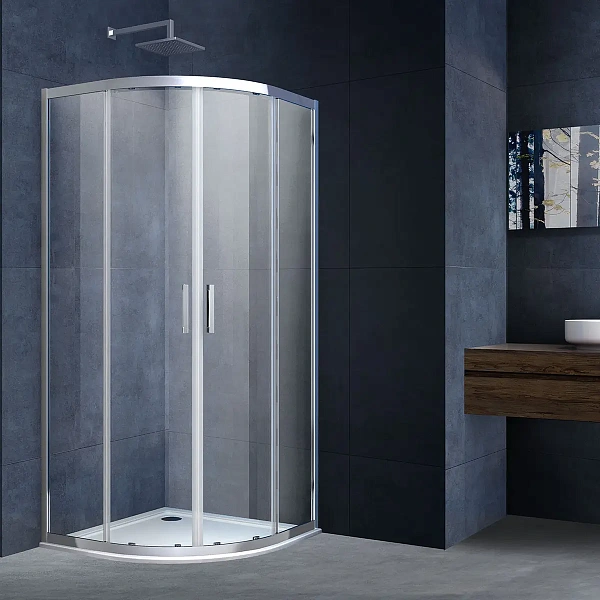 Душевой уголок Vincea Alpha VSQ-3AL800CL, 800*800, хром, стекло прозрачное