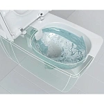 Унитаз подвесной VITRA Metropole с емкостью для чистящей жидкости 7672B003-1686 безободковый