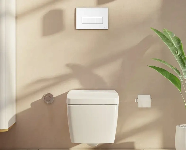 Кнопка смыва VITRA Root Square 740-2300, глянцевый белый