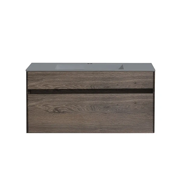 Тумба под раковину Vincea Chiara 1000 подвесная, 1 выкатной ящик soft-close, R.Oak