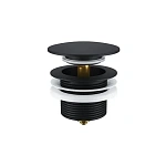 Пробка Click-clack для отдельностоящей ванны ARIN.2485.01BL (черная)