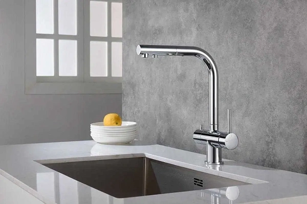 Смеситель для кухни Timo Saona 2356/00FL с каналом для питьевой воды