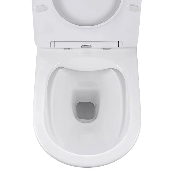 Унитаз подвесной Vincea Edge-M VT1-37 безободковый, цвет белый, ультратонкое soft-close сиденье
